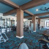 fitness center with exercise equipment