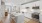 a kitchen with white cabinets